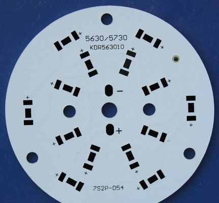 White Aluminum Base Pcb Board High Reflective Soldermask High Thermal Conductivity