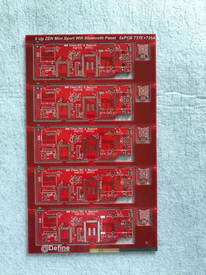 Data logger PCBs with peelable Mask red soldermask Printed Circuit Board
