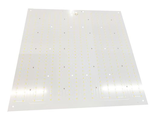 LED Panel Board PCB Electronic Assembly , White Soldermask Aluminum PCB Assembly