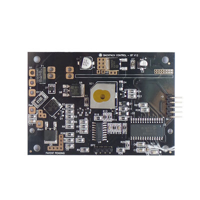 Custom PCB Printed Circuit Board Assembly Services1.6mm 4 Layer Black Soldermask