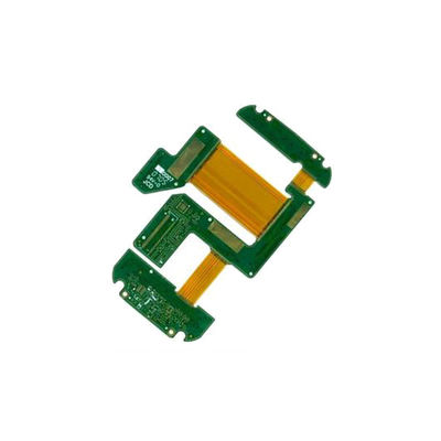 4 Layer Rigid Flex PCB Board 1.6mm ENIG Lead Free Green Soldermask UL Approval