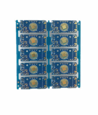 2 Layer Prototype Circuit Board FR4 TG 135 Blue Soldermask 35um Copper HASL Lead Free