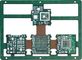 Multilayer Rigid Flex PCB 6 Layer ENIG Surface Finish FR4 + Polyimide Material