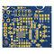 Electronic Blue Solder Mask PCB , 1oz Gold Finger Hard Gold PCB White Legend