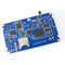 4 Layer Prototype Pcb Fabrication Assembly 1.6mm FR4 Blue Soldermask HASL